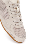 Kadın Bej Bağcıklı Süet Deri Sneaker | Derimod Kadın Bej Bağcıklı Süet Deri Sneaker | Derimod