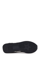 Kadın Siyah Bağcıklı Deri Sneaker | Derimod Kadın Siyah Bağcıklı Deri Sneaker | Derimod