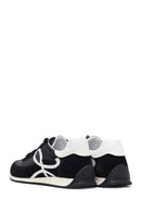 Kadın Siyah Bağcıklı Deri Sneaker | Derimod Kadın Siyah Bağcıklı Deri Sneaker | Derimod