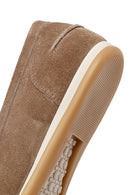 Kadın Vizon Süet Deri Loafer | Derimod Kadın Vizon Süet Deri Loafer | Derimod