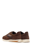 Kadın Kahverengi Bağcıklı Süet Deri Sneaker | Derimod Kadın Kahverengi Bağcıklı Süet Deri Sneaker | Derimod