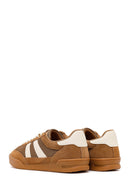 Kadın Kahverengi Bağcıklı Deri Sneaker | Derimod Kadın Kahverengi Bağcıklı Deri Sneaker | Derimod