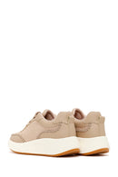 Women's Beige Thick Soled Sneaker | Derimod Women's Beige Thick Soled Sneaker | Derimod