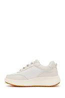 Women's White Thick Soled Sneaker | Derimod Women's White Thick Soled Sneaker | Derimod