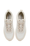 Women's White Thick Soled Sneaker | Derimod Women's White Thick Soled Sneaker | Derimod