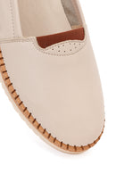 Kadın Krem Kalın Tabanlı Deri Comfort Ayakkabı | Derimod Kadın Krem Kalın Tabanlı Deri Comfort Ayakkabı | Derimod