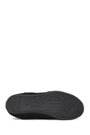 Women's Black Lace-Up Leather Sneaker | Derimod Women's Black Lace-Up Leather Sneaker | Derimod