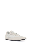 Women's Grey Lace-up Leather Sneaker | Derimod Women's Grey Lace-up Leather Sneaker | Derimod
