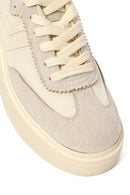 Woman Beige Thick-Soled Lace-Up Sneakers | Derimod Woman Beige Thick-Soled Lace-Up Sneakers | Derimod