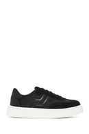Kadın Siyah Kalın Tabanlı Bağcıklı Sneaker | Derimod Kadın Siyah Kalın Tabanlı Bağcıklı Sneaker | Derimod