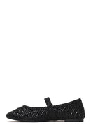 Woman Black Buckled Braided Ballerine flats | Derimod Woman Black Buckled Braided Ballerine flats | Derimod