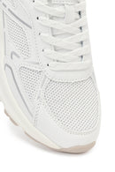 Kadın Beyaz Bağcıklı Kalın Tabanlı Sneaker | Derimod Kadın Beyaz Bağcıklı Kalın Tabanlı Sneaker | Derimod