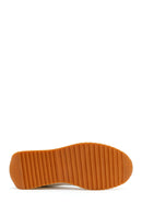 Women's White Lace-Up Sneaker | Derimod Women's White Lace-Up Sneaker | Derimod