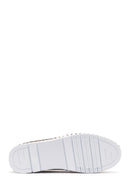 Women's Mink Pattern Fabric Comfort Shoes | Derimod Women's Mink Pattern Fabric Comfort Shoes | Derimod