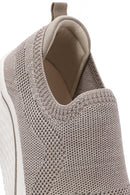 Derimod Zero Women's Beige Thick-Soled Fabric Sneakers | Derimod Derimod Zero Women's Beige Thick-Soled Fabric Sneakers | Derimod