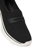 Derimod Zero Women's Black Fabric Loafers | Derimod Derimod Zero Women's Black Fabric Loafers | Derimod
