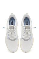 Derimod Zero Kadın Beyaz Bağcıklı Kalın Tabanlı Kumaş Sneaker | Derimod Derimod Zero Kadın Beyaz Bağcıklı Kalın Tabanlı Kumaş Sneaker | Derimod