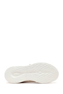 Derimod Zero Kadın Bej Bağcıklı Kalın Tabanlı Kumaş Sneaker | Derimod Derimod Zero Kadın Bej Bağcıklı Kalın Tabanlı Kumaş Sneaker | Derimod