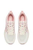 Derimod Zero Kadın Beyaz Bağcıklı Kalın Tabanlı Kumaş Sneaker | Derimod Derimod Zero Kadın Beyaz Bağcıklı Kalın Tabanlı Kumaş Sneaker | Derimod