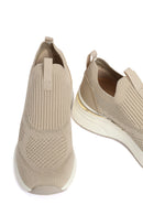 Derimod Zero Kadın Bej Kalın Tabanlı Kumaş Sneaker | Derimod Derimod Zero Kadın Bej Kalın Tabanlı Kumaş Sneaker | Derimod
