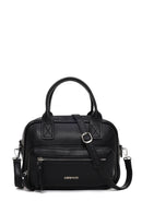 Kadın Siyah Uzun Askılı Kol Çantası | Derimod Kadın Siyah Uzun Askılı Kol Çantası | Derimod