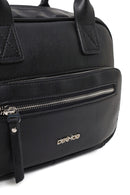 Kadın Siyah Uzun Askılı Kol Çantası | Derimod Kadın Siyah Uzun Askılı Kol Çantası | Derimod