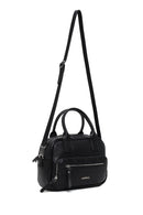 Kadın Siyah Uzun Askılı Kol Çantası | Derimod Kadın Siyah Uzun Askılı Kol Çantası | Derimod