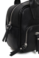 Kadın Siyah Uzun Askılı Kol Çantası | Derimod Kadın Siyah Uzun Askılı Kol Çantası | Derimod