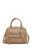 Woman Beige Long-Strap Shoulder Bag | Derimod Woman Beige Long-Strap Shoulder Bag | Derimod