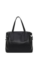 Kadın Siyah Uzun Askılı Aksesuarlı Kol Çantası | Derimod Kadın Siyah Uzun Askılı Aksesuarlı Kol Çantası | Derimod