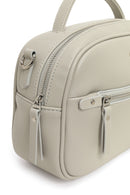 Women's Light Grey Long Strap Shoulder Bag | Derimod Women's Light Grey Long Strap Shoulder Bag | Derimod