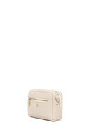 Kadın Krem Uzun Askılı Baskılı Mini Çapraz Çanta | Derimod Kadın Krem Uzun Askılı Baskılı Mini Çapraz Çanta | Derimod