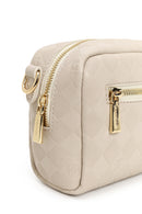 Kadın Krem Uzun Askılı Baskılı Mini Çapraz Çanta | Derimod Kadın Krem Uzun Askılı Baskılı Mini Çapraz Çanta | Derimod