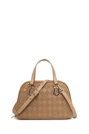 Kadın Bej Uzun Askılı Baskılı Kol Çantası | Derimod Kadın Bej Uzun Askılı Baskılı Kol Çantası | Derimod