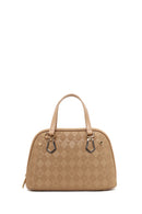 Kadın Bej Uzun Askılı Baskılı Kol Çantası | Derimod Kadın Bej Uzun Askılı Baskılı Kol Çantası | Derimod