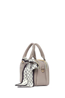 Kadın Koyu Gri Uzun Askılı Aksesuarlı Kol Çantası | Derimod Kadın Koyu Gri Uzun Askılı Aksesuarlı Kol Çantası | Derimod