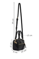 Women's Black Long Strap Shoulder Bag | Derimod Women's Black Long Strap Shoulder Bag | Derimod