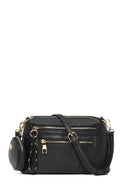 Kadın Siyah Uzun Askılı Çapraz Çanta | Derimod Kadın Siyah Uzun Askılı Çapraz Çanta | Derimod