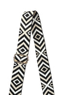 Kadın Siyah Desenli Çapraz Çanta | Derimod Kadın Siyah Desenli Çapraz Çanta | Derimod