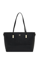 Kadın Siyah Uzun Askılı Omuz Çantası | Derimod Kadın Siyah Uzun Askılı Omuz Çantası | Derimod