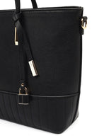 Kadın Siyah Uzun Askılı Omuz Çantası | Derimod Kadın Siyah Uzun Askılı Omuz Çantası | Derimod