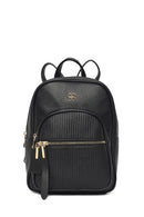 Kadın Siyah Klasik Sırt Çantası | Derimod Kadın Siyah Klasik Sırt Çantası | Derimod