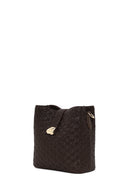 Kadın Kahverengi Uzun Askılı Baskılı Omuz Çantası | Derimod Kadın Kahverengi Uzun Askılı Baskılı Omuz Çantası | Derimod