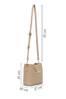 Kadın Vizon Uzun Askılı Baskılı Omuz Çantası | Derimod Kadın Vizon Uzun Askılı Baskılı Omuz Çantası | Derimod