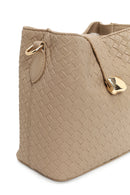 Kadın Vizon Uzun Askılı Baskılı Omuz Çantası | Derimod Kadın Vizon Uzun Askılı Baskılı Omuz Çantası | Derimod