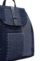 Kadın Mavi Jean Kumaş Sırt Çantası | Derimod Kadın Mavi Jean Kumaş Sırt Çantası | Derimod