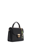 Kadın Siyah Uzun Askılı Aksesuar Detaylı Çapraz Çanta | Derimod Kadın Siyah Uzun Askılı Aksesuar Detaylı Çapraz Çanta | Derimod