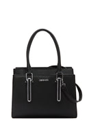 Women's Black Long Strap Shoulder Bag | Derimod Women's Black Long Strap Shoulder Bag | Derimod