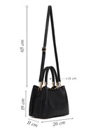 Woman Black Long-Strap Shoulder Bag | Derimod Woman Black Long-Strap Shoulder Bag | Derimod