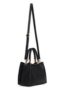 Woman Black Long-Strap Shoulder Bag | Derimod Woman Black Long-Strap Shoulder Bag | Derimod
